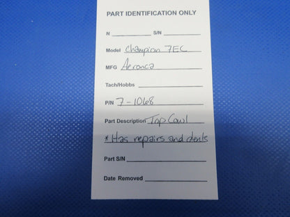 Aeronca Champion 7EC Top Cowl P/N 7-1068 (0224-1016)