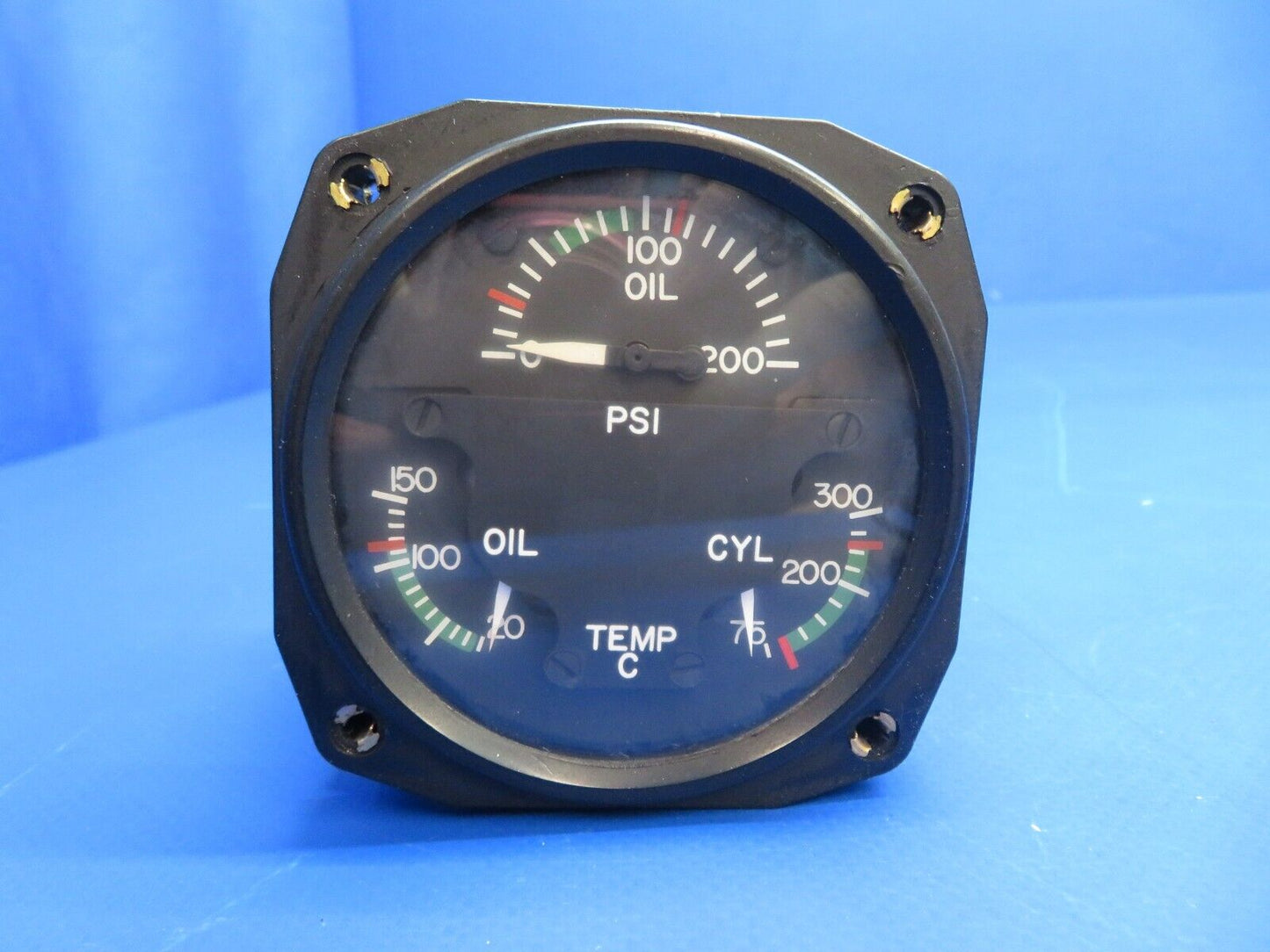 Piper Aerostar 602P R.C Allen 3 in 1 Engine Gauge 28 V P/N 18-1000-8 (1022-601)
