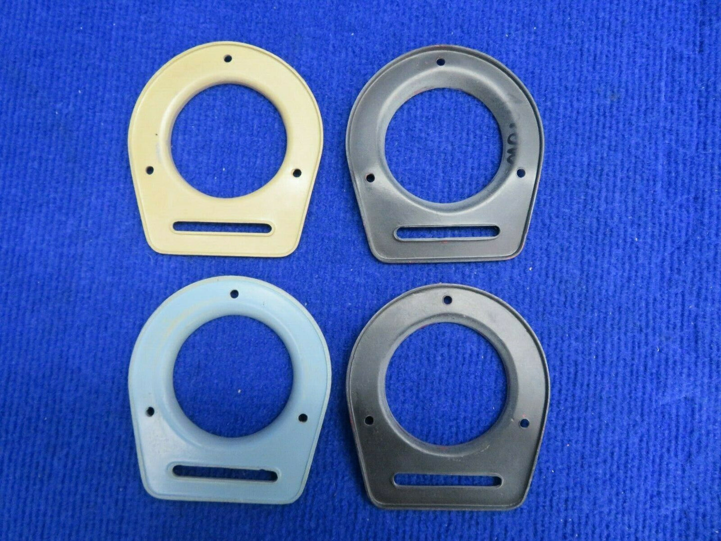 Piper Air Vent Flange / Cover Assy P/N 65735-19 LOT OF 4 (0222-744)
