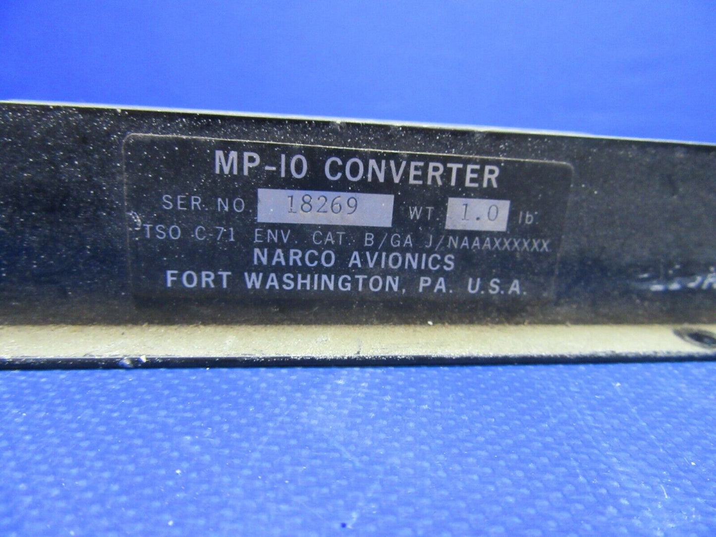 Beech Baron Narco MP-10 Voltage Converter (0721-312)