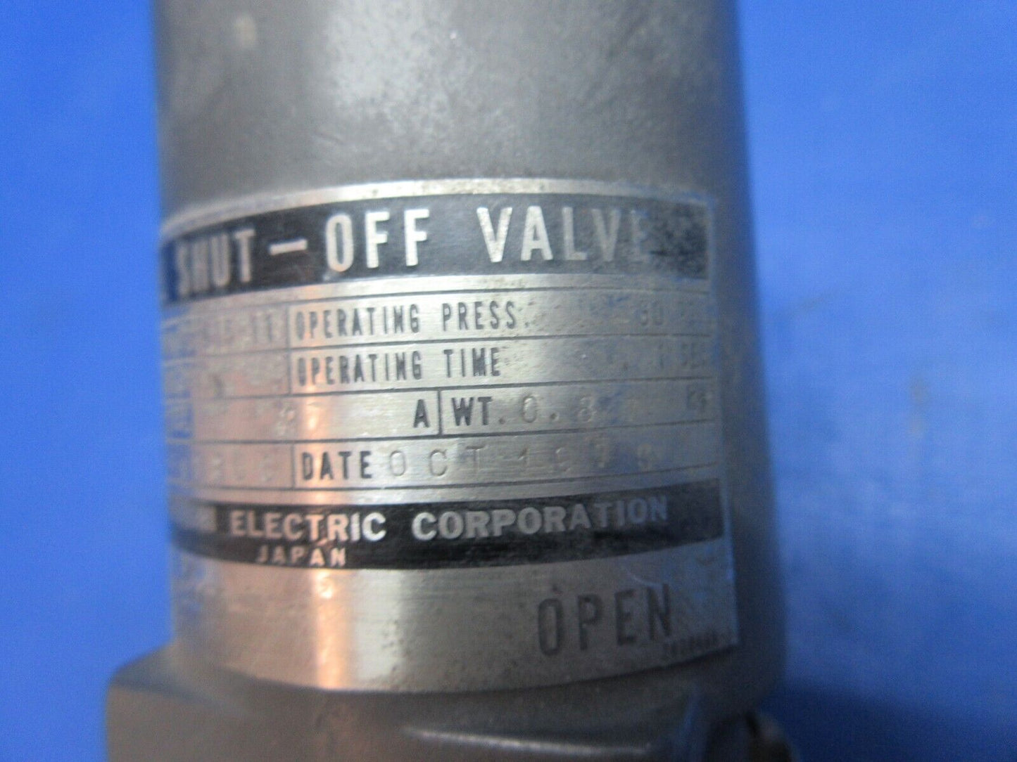 Mitsubishi Fuel Shut-Off Valve P/N MDK-133415-11 CORE (1123-745)