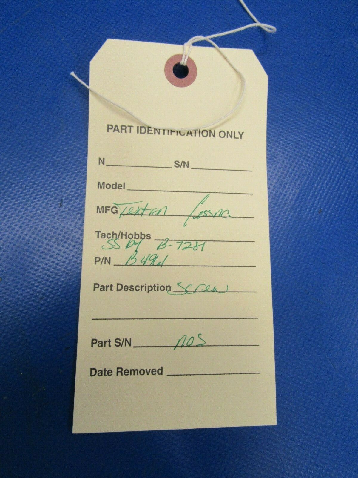 Cessna Screw P/N B4961 & B-7281 NOS (0419-177)