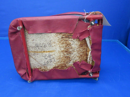 Piper PA-32 Cherokee Six Center Seat Red Leather / Gray Upholstery (0418-196)