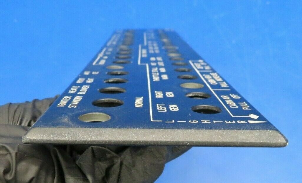 Beech Baron 95-A55 Instrument Sub Panel LH 96-324034 (0120-359)