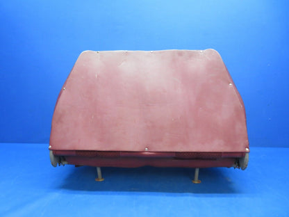 Cessna 172 / 172I Rear Seat Assy Maroon Vinyl Reclining P/N 0514010-1 (0923-608)