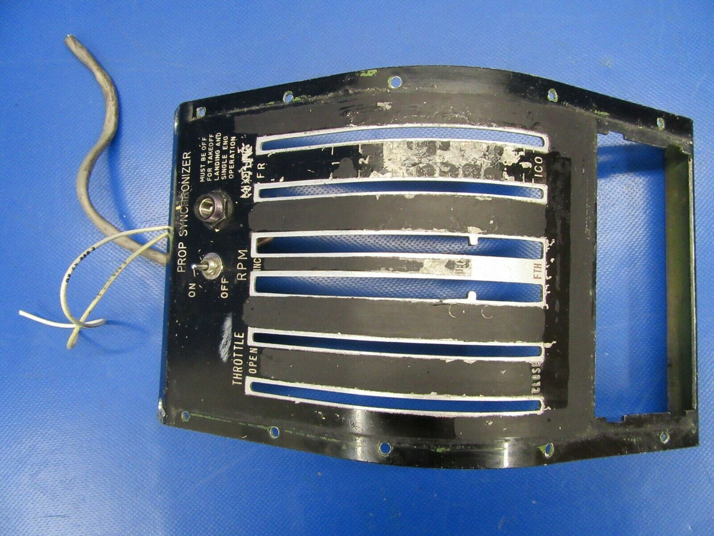 Cessna 310 / T310Q Assorted Quadrant Covers & Panels P/N 0861102-40 (0619-391)