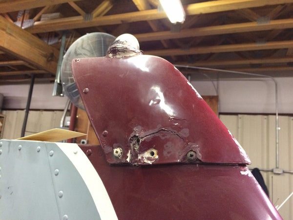 1965 Beech Baron 55 Vertical Stabilizer P/N 96-640000-606 (0117-03)