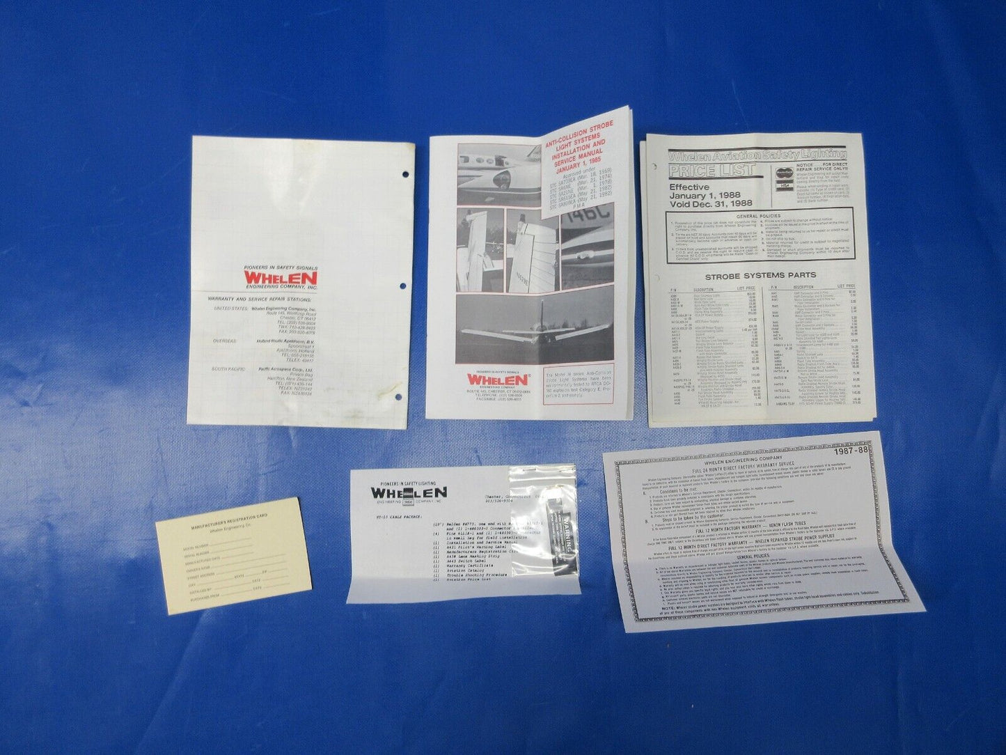 Whelen HT-10 10' Installation Cable Kit P/N 01-0750218-00 NOS (1223-656)
