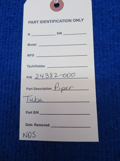 Piper Drain Tube Manifold P/N 24382-000 NOS (0622-470)