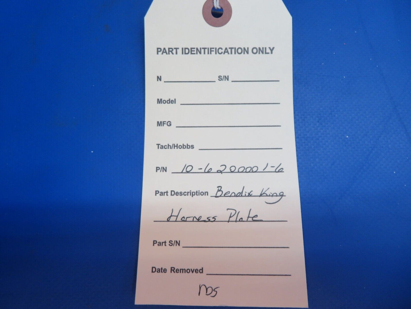 Bendix King Harness Plate P/N 10-620001-6 NOS (1222-868)