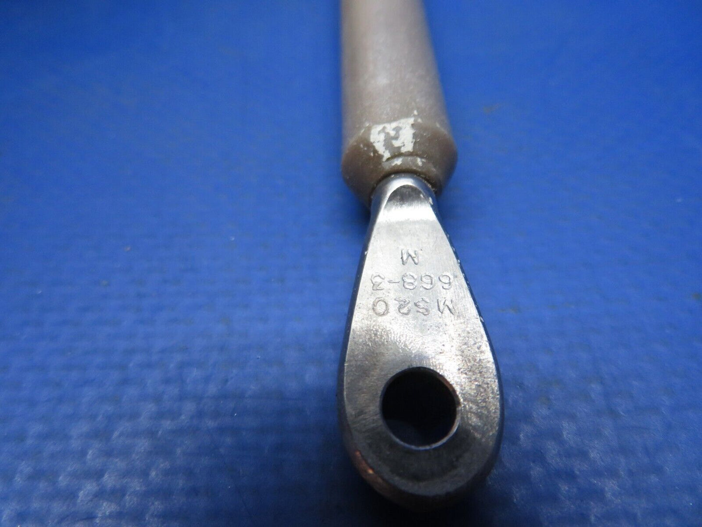 Beech 95-B55 Baron Cabin Door Cable  18-3/4" Eye To Eye P/N MS20668-3 (0523-999)