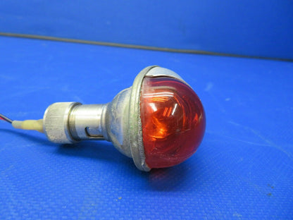 Cessna 170 Whelen Position Light 28V LH Red Lens P/N 01-0770001-42 (0721-857)