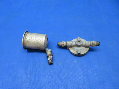 Piper PA-28R-180 Fuel Strainer Gascolator P/N 63479-00 (1123-455)