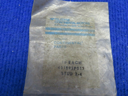 Continental Stud .25-20-28 X 1.25 # 401850 LOT OF 9 NOS 401893P012 (0222-646)