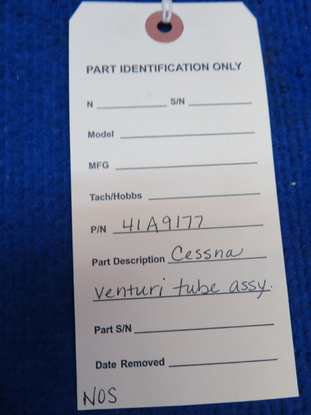 Cessna Venturi Tube Assy P/N 41A9177 NOS (0822-402)