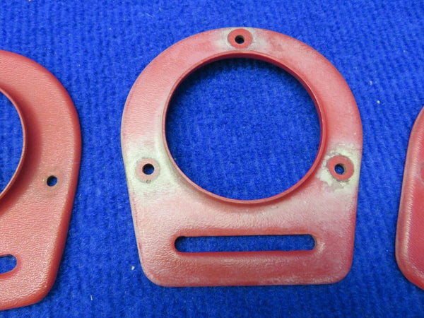Piper Cover Assy Air Vent Flange P/N 65735-19 LOT OF 4 Red Plastic (0222-643)