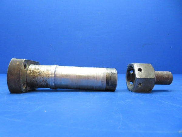 Cessna 150 Aluminum Main Gear Aluminum Axle & Nut P/N 0541124 (1023-382)