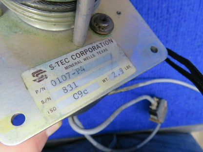 Piper PA-28R-201T S-Tec Pitch Servo w/ Bracket P/N 0107-P4 (0222-680)