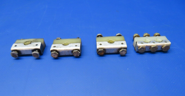 Cessna Firewall Cable Brackets LOT OF 4 (1122-369)