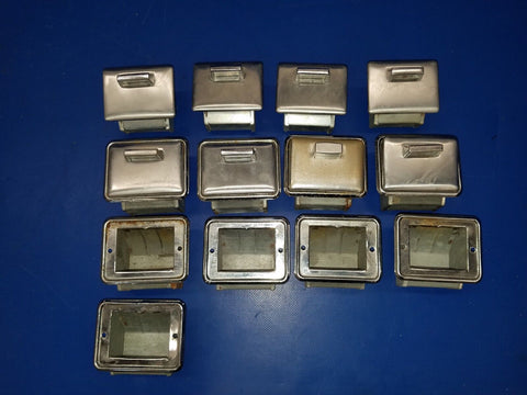 Cessna 310R Ash Trays 8 Complete Sets w/ 5 Spares (0918-185)