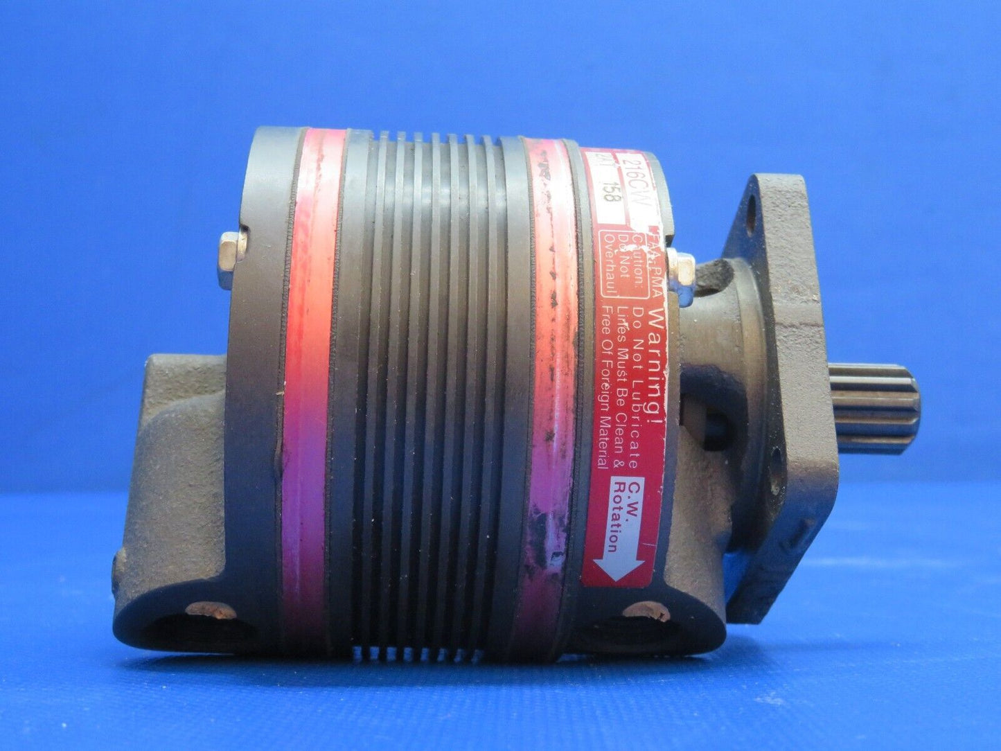 Parker Airborne Dry Air Vacuum Pump P/N 216CW (1223-1078)