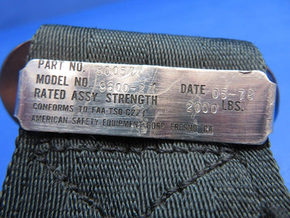 Piper PA-34-200T Seneca II FWD Lap Belt American Safety P/N 500577 (0223-932)