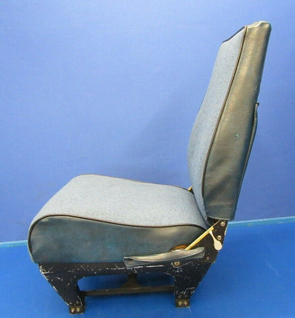 Beech Sierra B-24R Co-Pilot Seat RH Blue Tweed 169-534024-602 (0719-231)