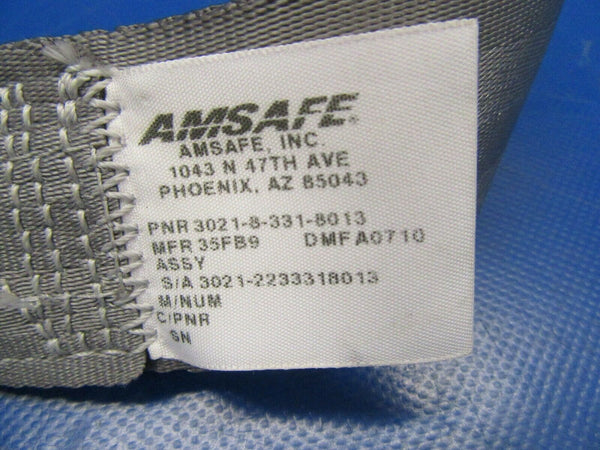 Beech 95-B55 Escutcheon w/ AmSafe Belt 58-530140-1, 35FB9 Gray (1219-38)