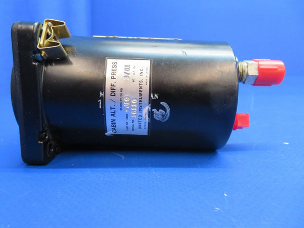 Piper Aerostar 602P Cabin Differential Pressure Gauge P/N 3000-J19 (1022-611)