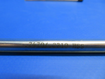 .2470 X .2310 HSS Piloted Threaded Reamer P/N 30-332 LOT OF 5 NOS (1022-520)