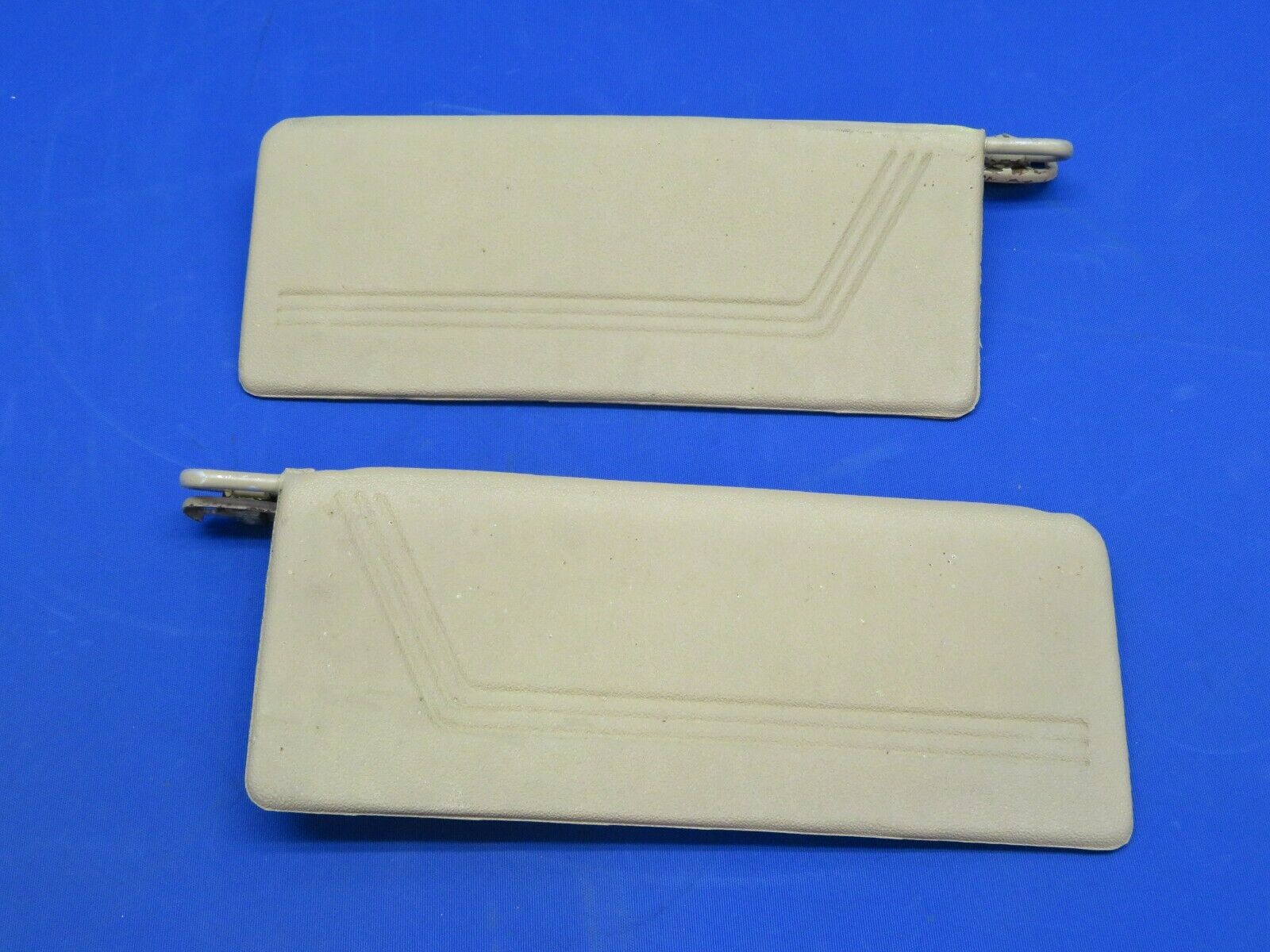 Cessna 182P Sun Visor Set LH & RH Dark Tan P/N 0700122-13 (0820-118)