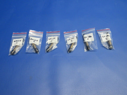 Continental 520 Fuel Injector Nozzles P/N GT14D LOT OF 6 (0124-1251)