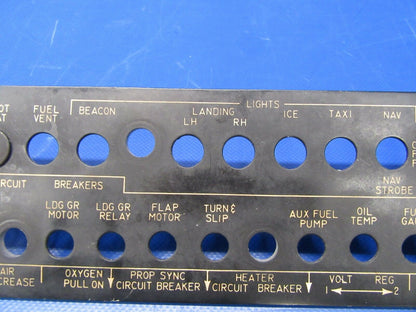 Beech Baron 95-B55 Electroluminescent Panel 58-970000-37 (1018-385)