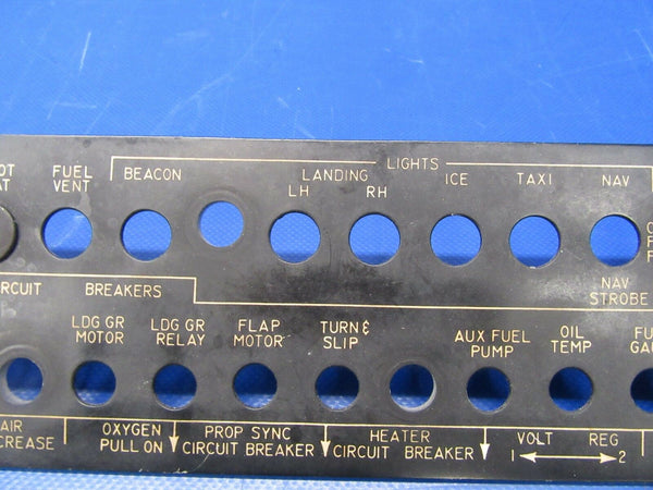 Beech Baron 95-B55 Electroluminescent Panel 58-970000-37 (1018-385)