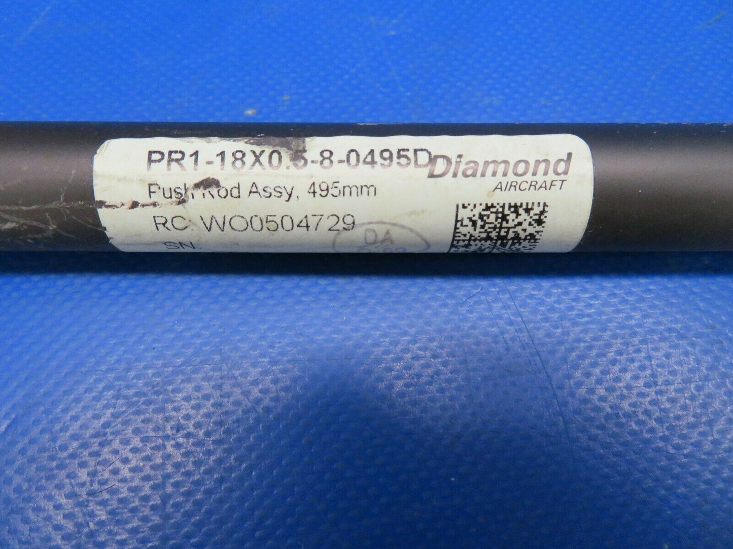 Diamond DA40-180 Push Rod 495mm P/N PR1-18x0.5-8-0495D (0220-104)