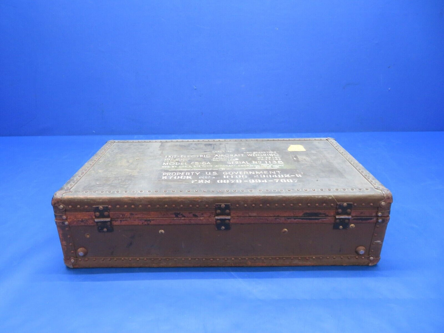 Vintage Aviation / Aircraft Electric Aircraft Weigh Kit Model FS-6A (1023-182)