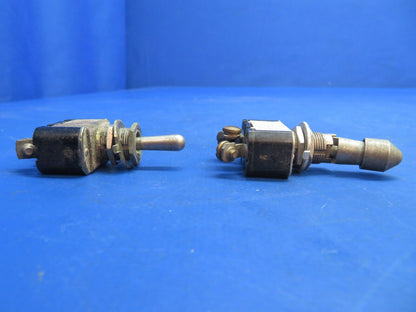 Piper Aerostar 602P Toggle Switch P/N MS25125-C3, MS35058-22 LOT OF 9 (0123-970)