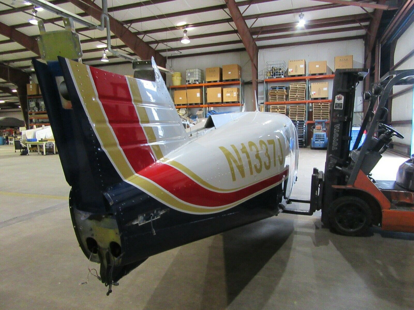 Damaged 1975 Rockwell Commander 112A Fuselage (0720-01)