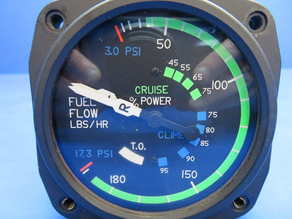 Cessna 401 / 401A U.I Fuel Flow Indicator P/N C662020-0105RX (1223-1002)
