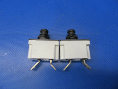 Klixon Circuit Breaker 5 Amp P/N MS24510A-5 LOT OF 2 (0318-274)