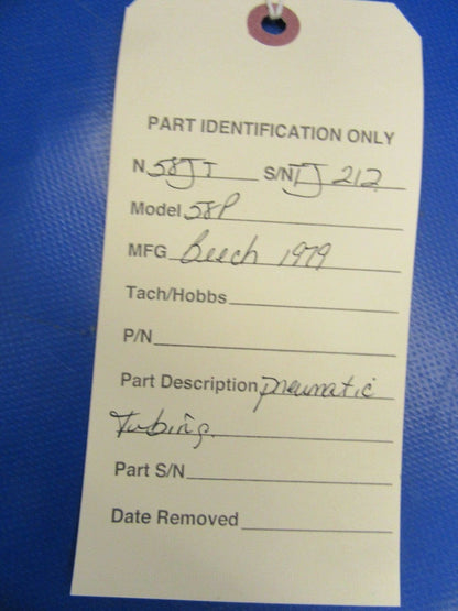 Beech Baron 58P Pneumatic Tubing One Lot (0318-301)