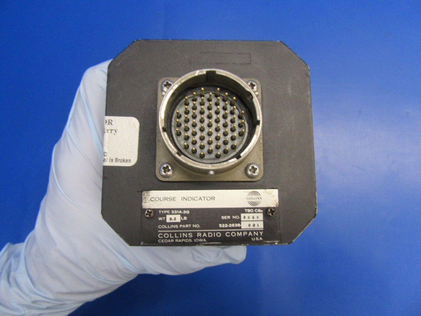 Collins Course Indicator / HSI P/N 3318-3G & 522-2638-001 (1017-24)