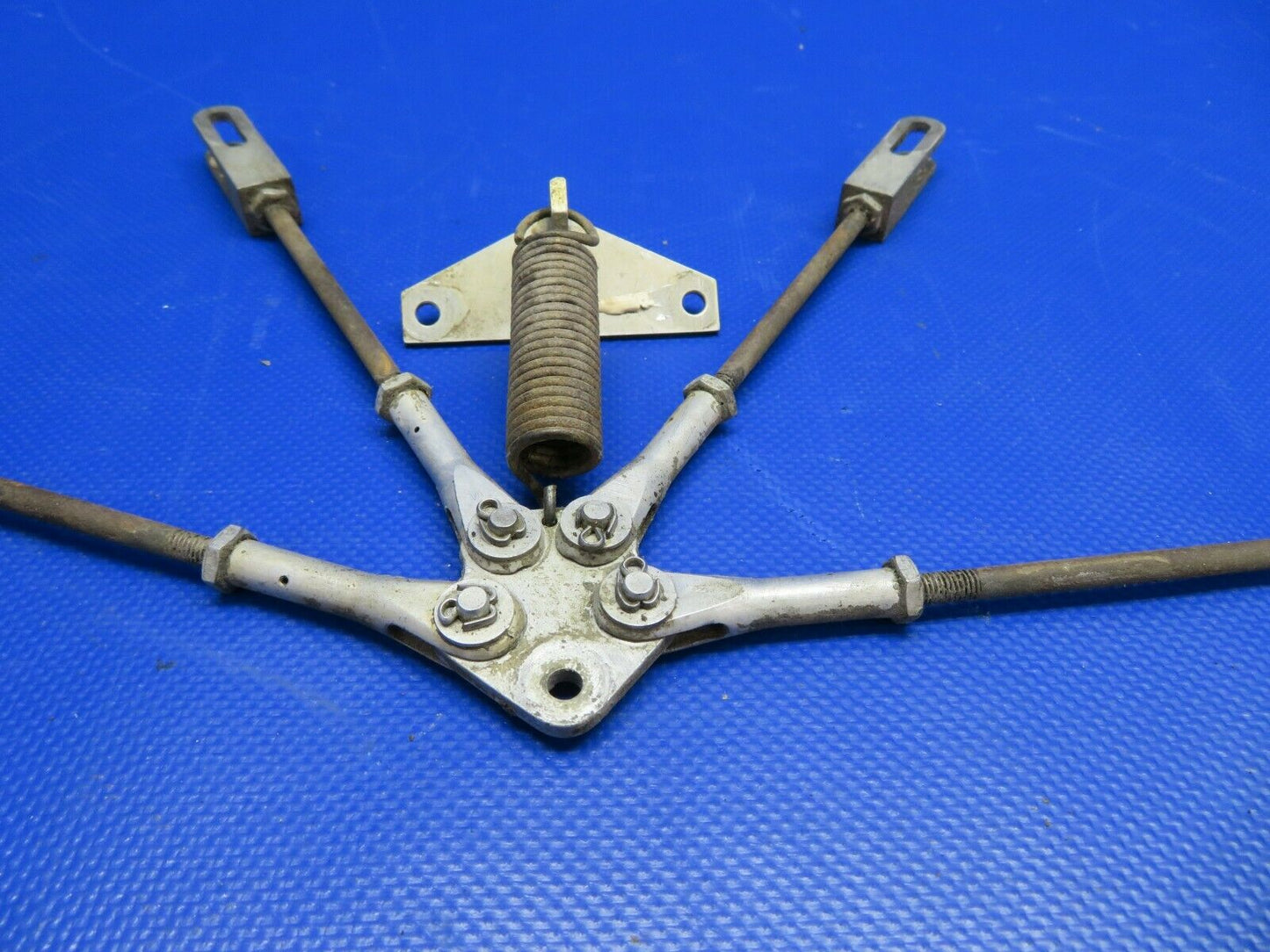 1960 Cessna 210 Main Gear Lock Rods w/ Plate P/N 1241030-1 (0221-195)