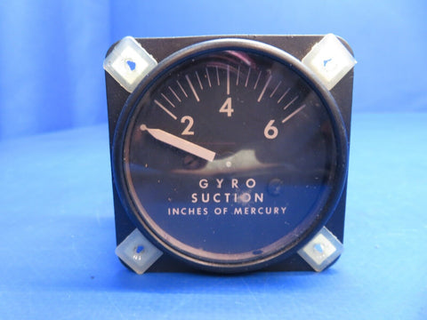 Piper PA-28-236 Dakota Airborne Gyro Suction Gauge P/N 1G10-1 (0223-826)