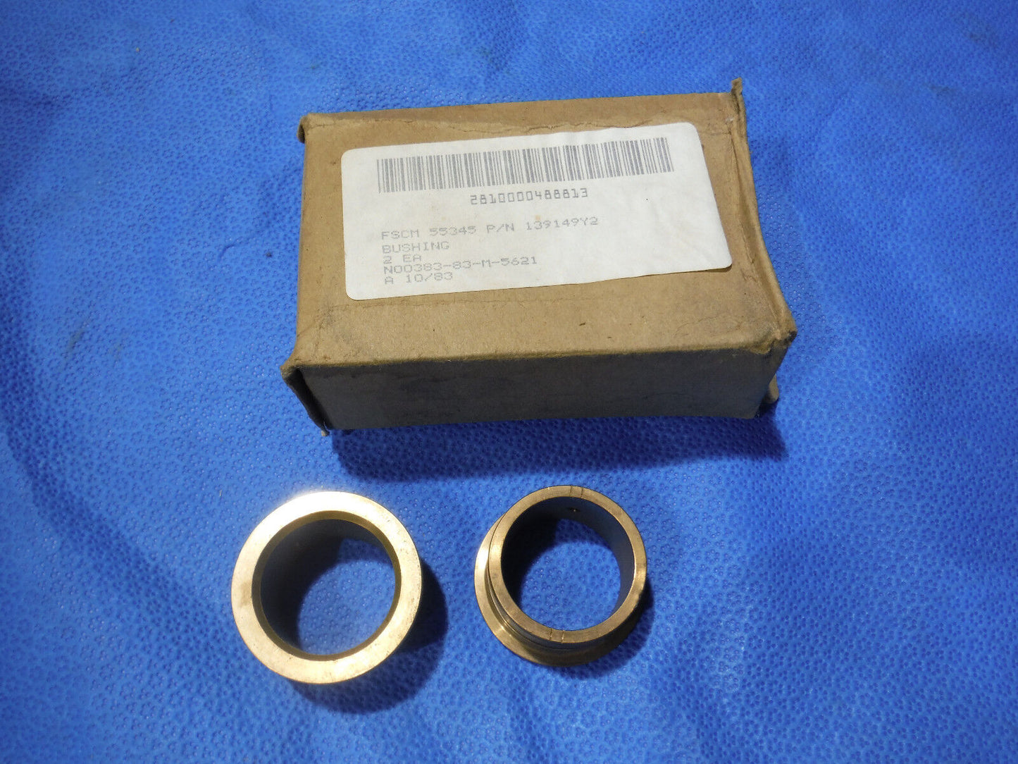 Curtiss-Wright Bushing BOX OF 2  P/N 139149Y2 NSN 5365-00-048-8813 (915-25)