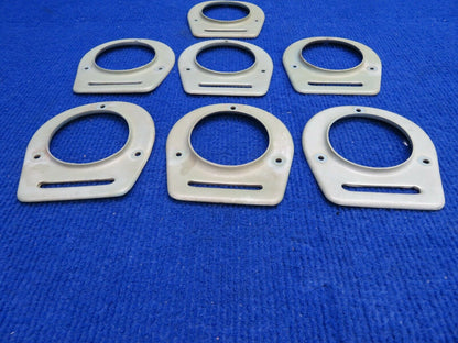 Piper Cover Assy Air Vent Flange LOT OF 7 P/N 65735-19 Blue Plastic (0222-620)