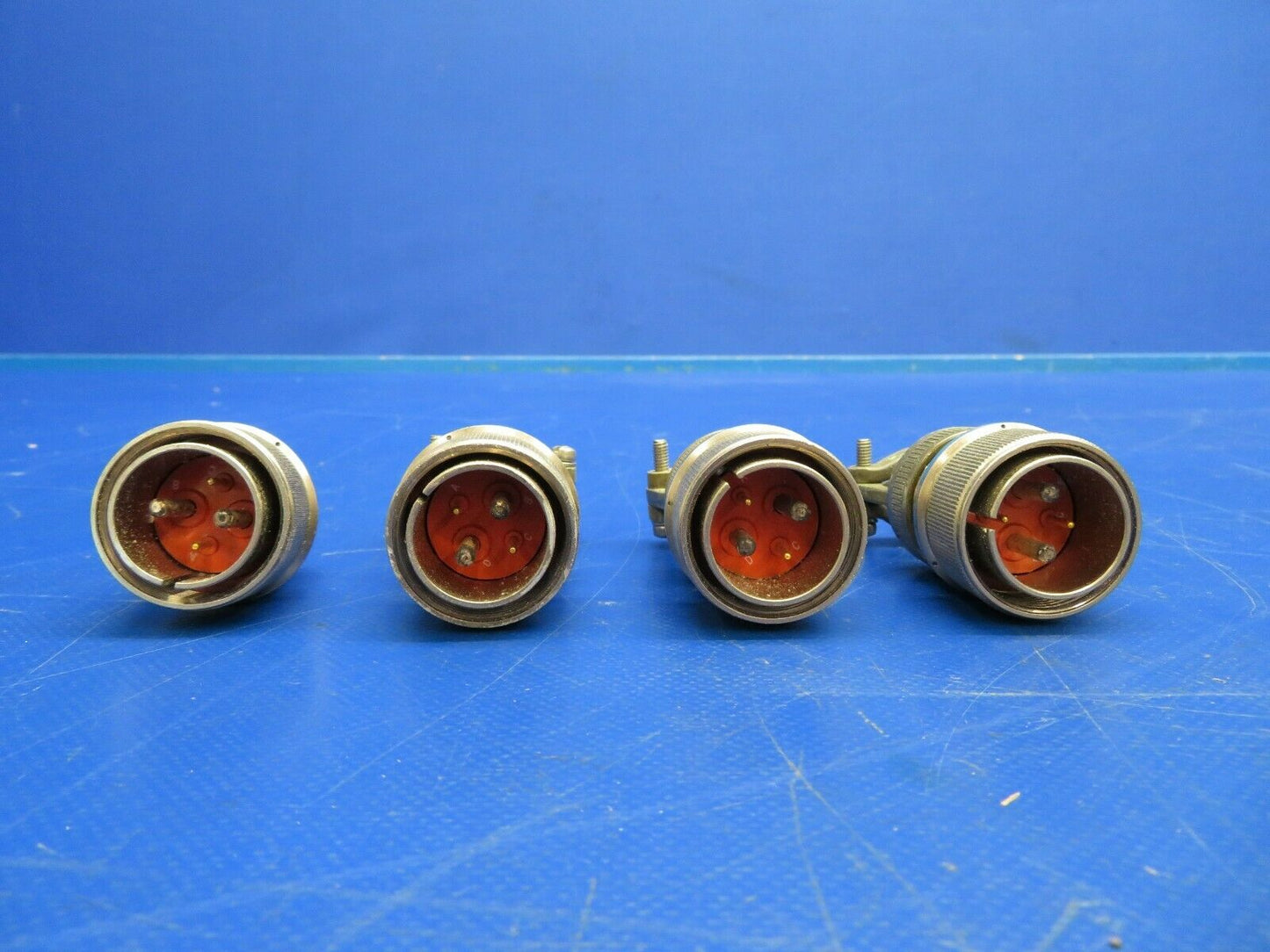 Matrix Amphenol Circular Connector P/N MS23456L20-24D LOT OF 4 (0720-846)