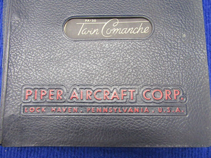 Piper PA 30 Twin Comanche Service Manual Issued 1963 (1221-331)