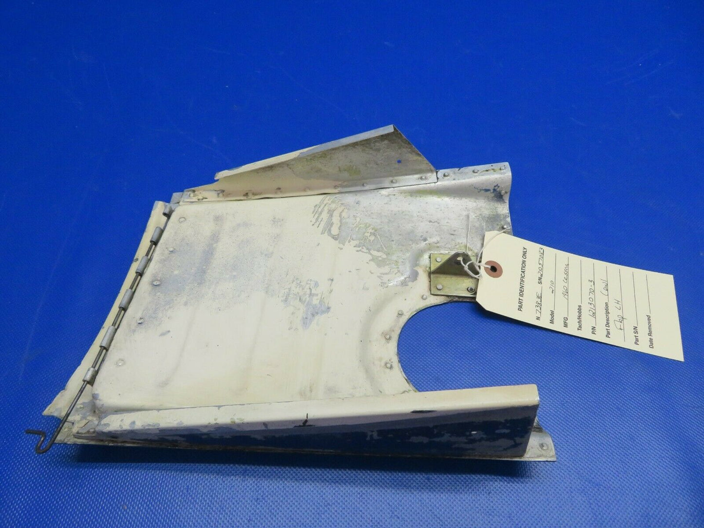 1960 Cessna 210 Cowl Flap LH P/N 1213070-3 (0321-103)
