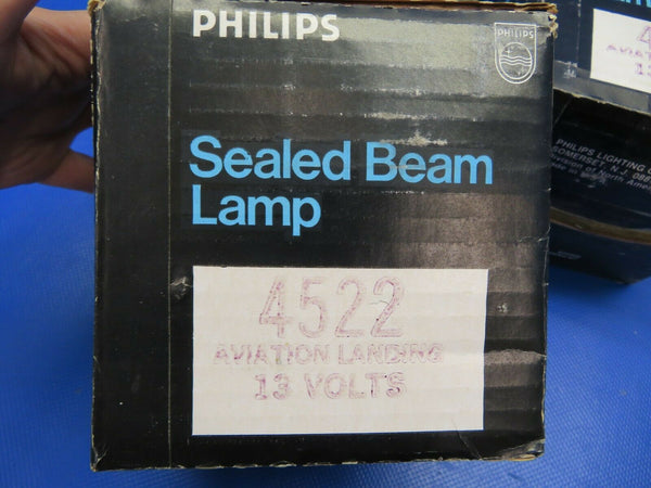 Philips / GE Sealed Beam Light 13V 250 Watts NOS Model 4522 LOT OF 7 (0621-855)